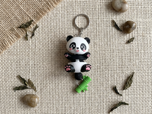 Llavero flexi Panda articulado