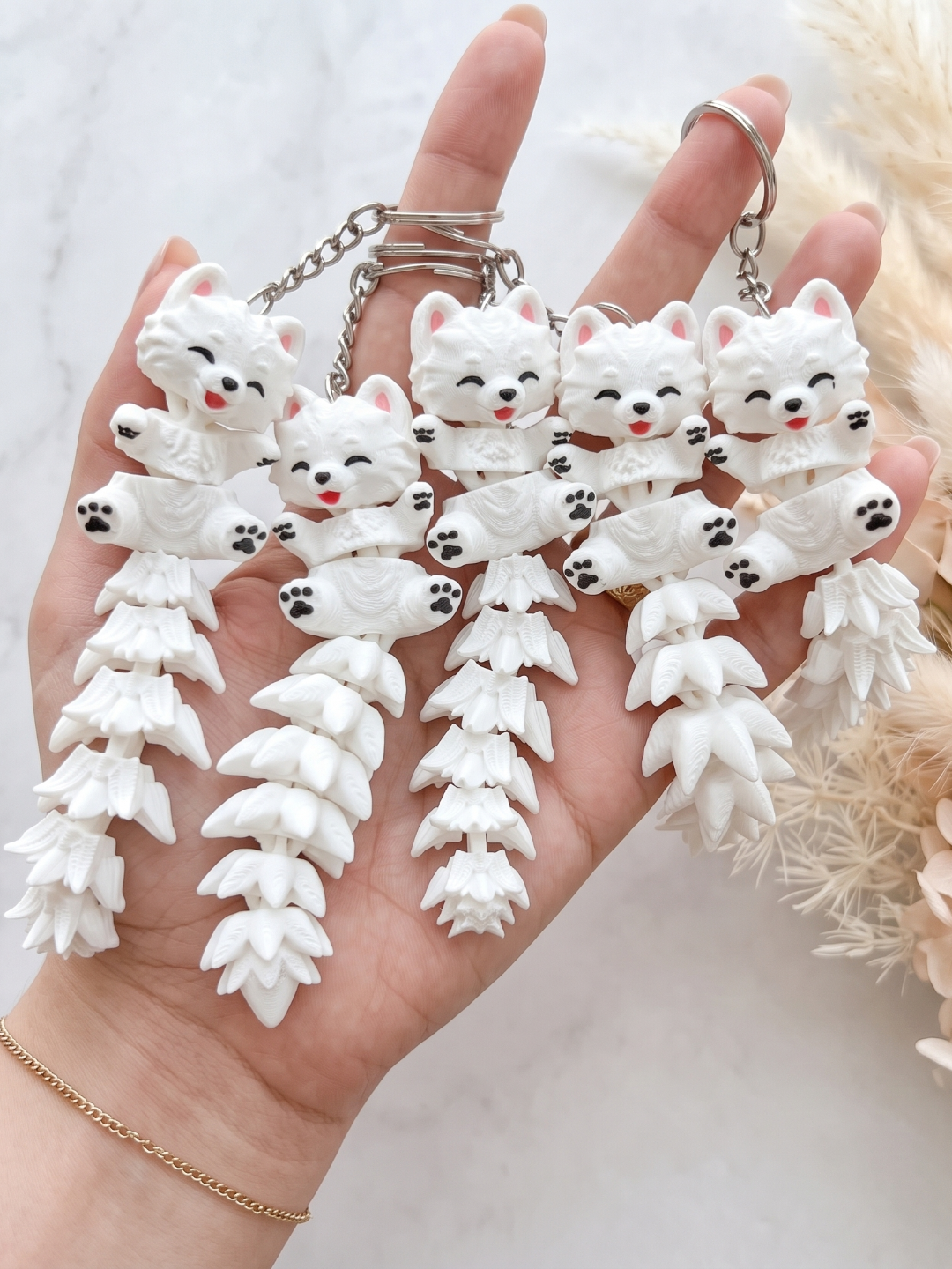 Llavero Husky Articulado Flexi - ArticuPets