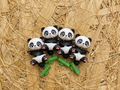 Llavero flexi Panda articulado